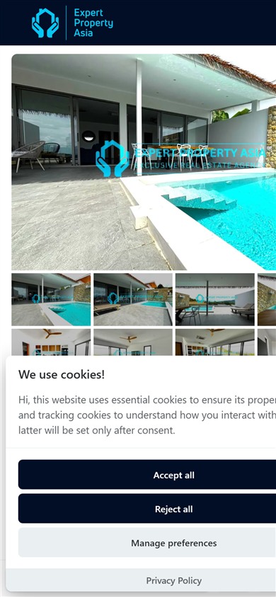 Legacy single property listing on mobile — default PropertyHive template